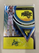 2020-21 Panini Flux Ultraviolet Signatures Gary Harris #UV-GHA Auto READ