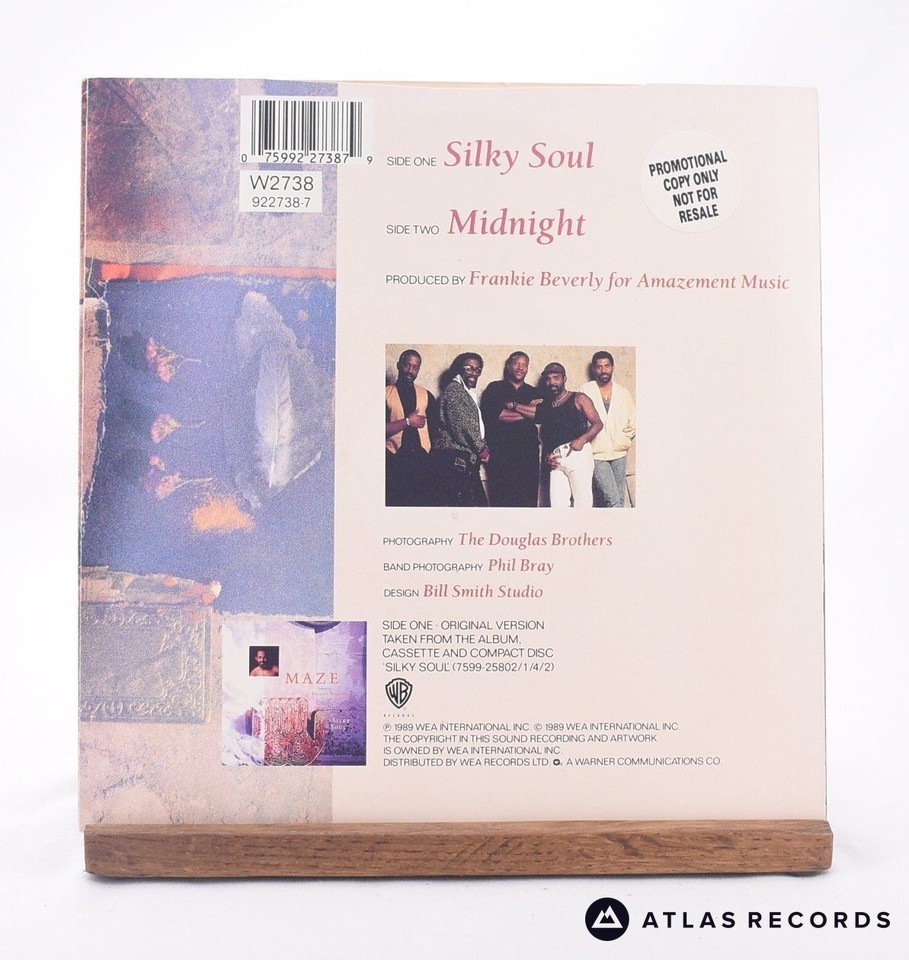 Maze Featuring Frankie Beverly Silky Soul 7" Vinyl Record EX/NM