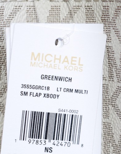 Michael Kors Tasche Bag GREENWICH SM FLAP XBODY Umhängetasche light cream multi - Bild 12 von 12