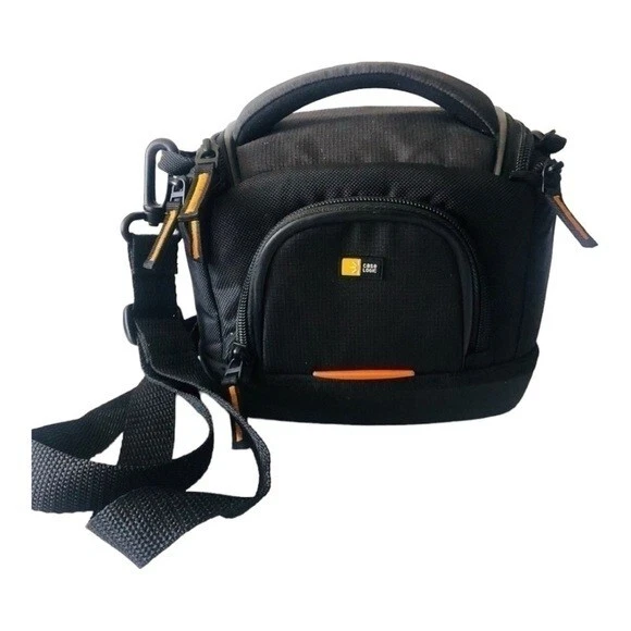 Logic Camcorder Kit Bag Black Compact Camera Case Travel Padded 8x4x7 Excellent - Image 3 of 4