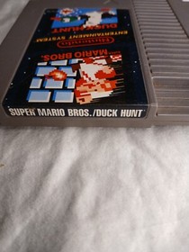 NES Super Mario Bros/Duck Hunt Game Cartridge Authentic Tested - 