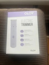 OLOV Electric Body Hair Groin Trimmer Waterproof Ceramic Blade *SEALED* Purple