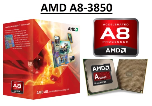 AMD A8-Series A8-3850 2.9 GHz  Socket FM1 AD3850WNZ43GX CPU Processor 100W - Image 4 of 4