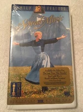 THE SOUND OF MUSIC Vhs Video Tape 1965 Julie Andrews Musical 1996 Clamshell NEW