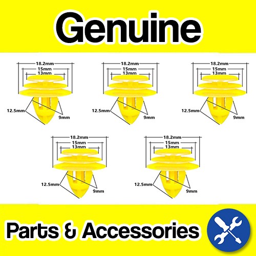 Genuine Volvo XC60 MK1 (-16) Exterior Trim Clip (x5)