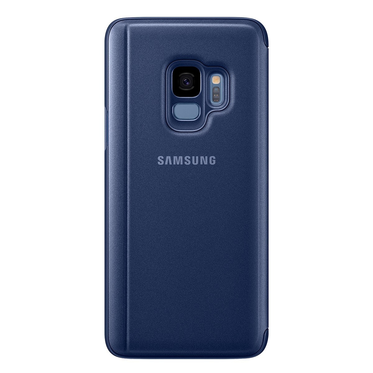 Étui Clear View bleu pour Galaxy S9 avec support intégré - 4