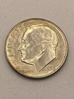 1955 D 10C Roosevelt Dime UNC 90% Silver
