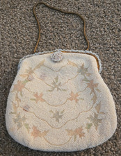 Vintage Antique Micro Beaded Purse Rare Antique