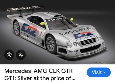 Ultra Rare New Kyosho 1997/98 FIA GT WC Superten Mercedes AMG CLK GTR body set