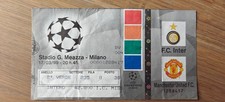 Ticket 1999 Internazionale vs. Manchester United Champions League  5068