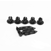 Kunststoff Befestigungsclips, 6Mm Nieten, 100 StüCk, FüR Auto Verkleidung