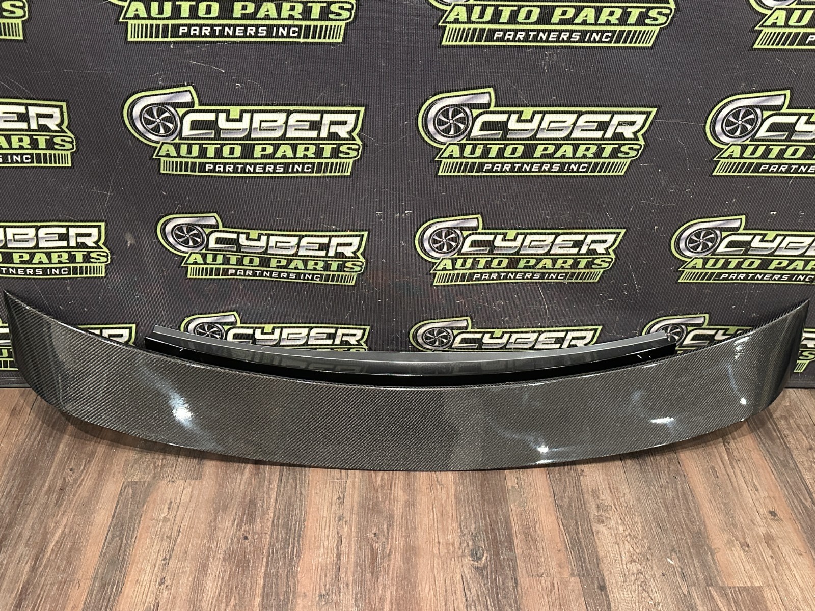 2012 AUDI R8 AFTER MARKET CARBON FIBER DECK SPOILER WING ASSEMBLY OEM *READ*