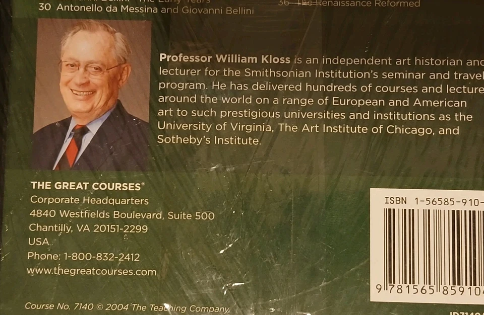 The Great Courses: Great Artists of Italian Renaissance Sealed DVD Guidebook Set - Image 4 of 4