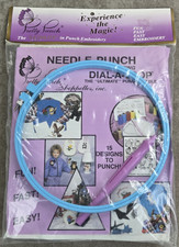 Pretty Punch Starter Pak Needle Punch Featuring Dial-a-Loop 15 Designs Vintage