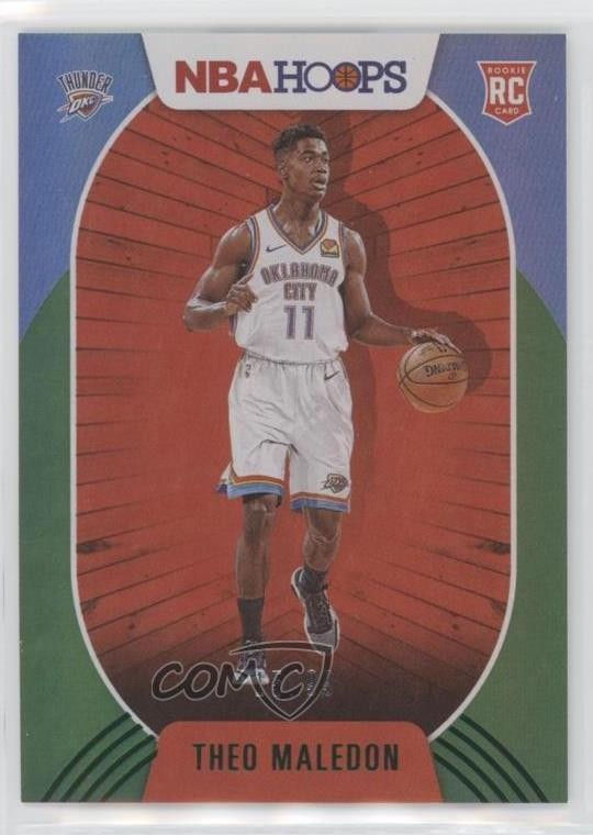 2020-21 Panini NBA Hoops Green /99 Theo Maledon #230 gp1