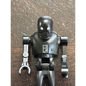 Lego K-2SO Droid Minifigure - Dark Bluish Gray & Silver Chest Panel #sw0782