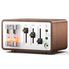 Tube Phono Preamp MM/MC Turntable Audio Preamplifier Mini Retro Headphone Amp
