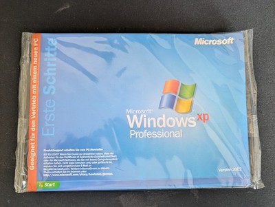 Microsoft Windows XP Professional Pro 32 Bit SP2 OEM CD German NEW Full Version