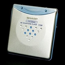 Used - Very Good Sharp Md-St70L-A Blue Portable Md Player Playback Machine Vibta