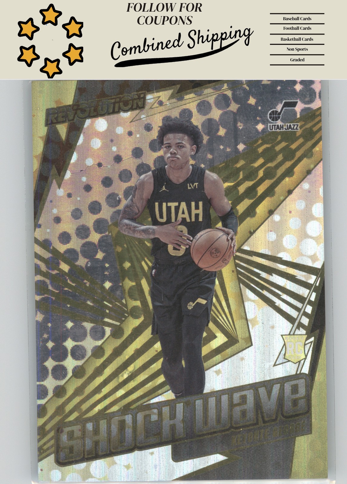 2023-24 Panini Revolution #23 Keyonte George Shock Wave