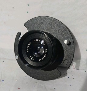 EL-OMEGAR f/3.5 50 mm ENLARGING LENS L455-110 W Board Japan Darkroom Photography