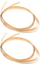 2pcs Rattan Basket Weaving Material Wicker Repair Kit Wide Strips Flat Coil...