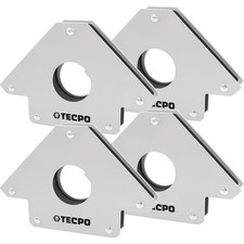 4x TECPO MAGNET SCHWEI&szlig;WINKEL SET 34 kg 75 lbs MAGNETWINKEL SATZ SCHWEI&szlig;MAGNETE