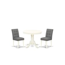 3 Piece Kitchen Table Set consists A Wooden Table