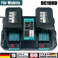 DC18RD FüR Makita 14,4-18V Akku Doppel LadegeräT Schnell 2-Fach BL1850B
