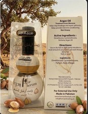 100 Pure Moroccan Argan Oil - Organic Liquid Gold for Hair, Skin Nails - Cold
