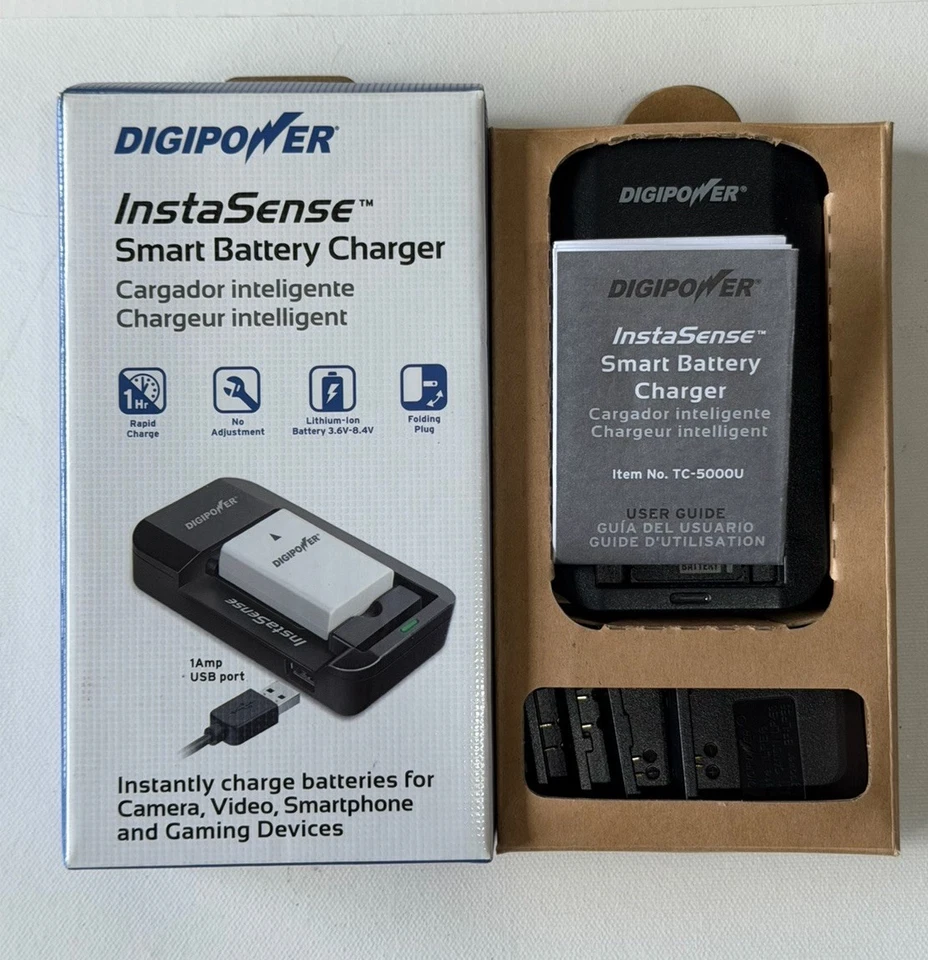 Умное настенное зарядное устройство для аккумулятора Digipower InstaSense. Требования к аккумулятору Senses. - Изображение 2 из 4