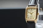 Vintage 1996 N MINT Seiko Spirit 1F21-5B20 Gold Tank Quartz Women Watch JAPAN
