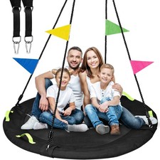 Tree Swing 60 inch Larger Saucer Swing for Whole Family 900lbs Weight Capacit...
