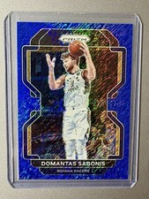 2021-22 Panini Prizm Domantas Sabonis Blue Shimmer #183 /30