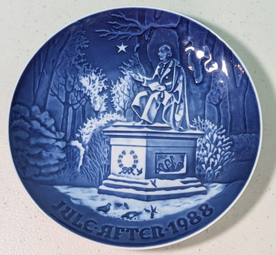 B & G 1988 Hans Christian Anderson In The Kings Garden Collector Plate Vintage