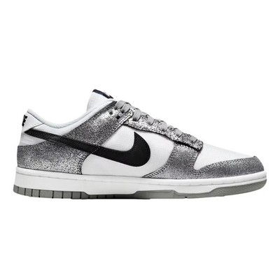 Nike Dunk Low Metallic Silver / Off Noir - White DO5882-001 Women's 7 NEW