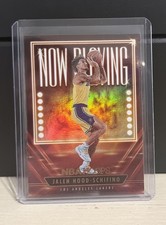 Jalen Hood-Schifino 2023-24 NBA Hoops #13 Now Playing Rookie Holo
