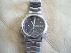 Vintage Seiko Stainless Steel Chronograph/Alarm Quartz Men's Watch 7T32-6A5A GWO