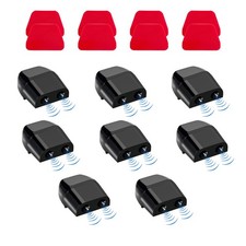 Ohleats 8PCS Deer Whistles for Car, Automotive Save a 8 PCS, Black