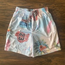 Jordan Boys Large 12-13 Years Flamingo Mesh Basketball Shorts