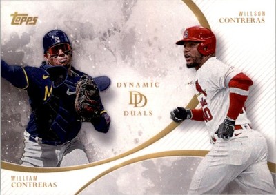 William Contreras/Willson Contreras 2023 Topps Dynamic Duals #24 Milwaukee
