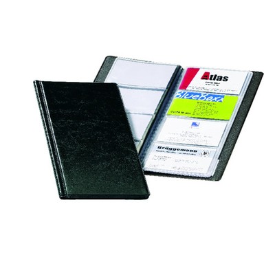 1-32x DURABLE Visitenkarten-Album VISIFIX, genarbte Folie, schwarz