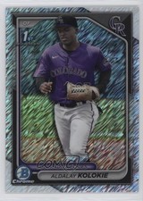 2024 Bowman Chrome Prospects Shimmer Refractor Aldalay Kolokie #BCP-173 0ut