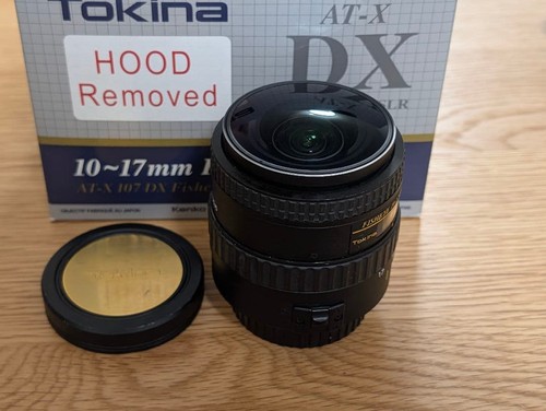 Tokina AT X 10 17mm DX Fisheye No Canon Hood