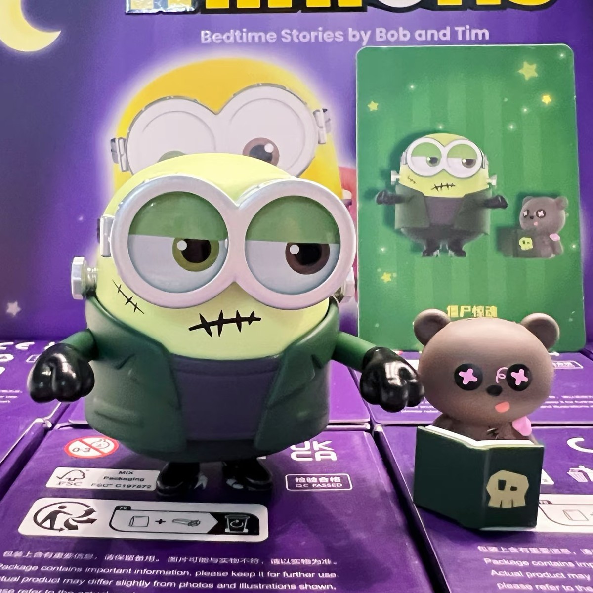 POP MART Minions Bedtime Stories by Bob and Tim Blind Box