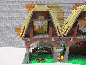 (R3/9) Lego Barn from 7189 Attack on the Mill Village with BA