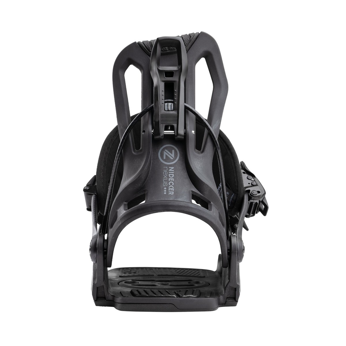 Flow Nexus Fusion Men's Rear Entry Snowboard Bindings, Black