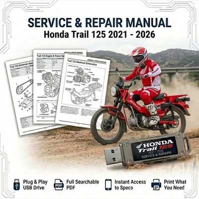 HONDA TRAIL 125 2021 2022 2023 2024 2025 2026 SERVICE REPAIR SHOP