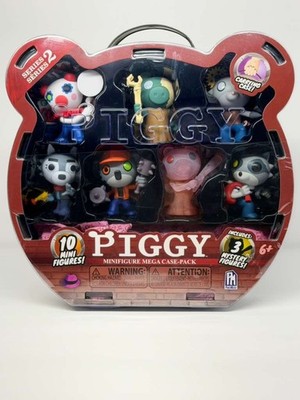 PhatMojo Piggy Series 2 Mega Case-Pack 10 Mini Figures with Carrying Case NEW