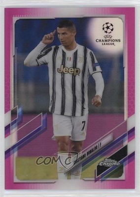 2020-21 Chrome UEFA Champions League Pink Refractor /175 Cristiano Ronaldo 13c7